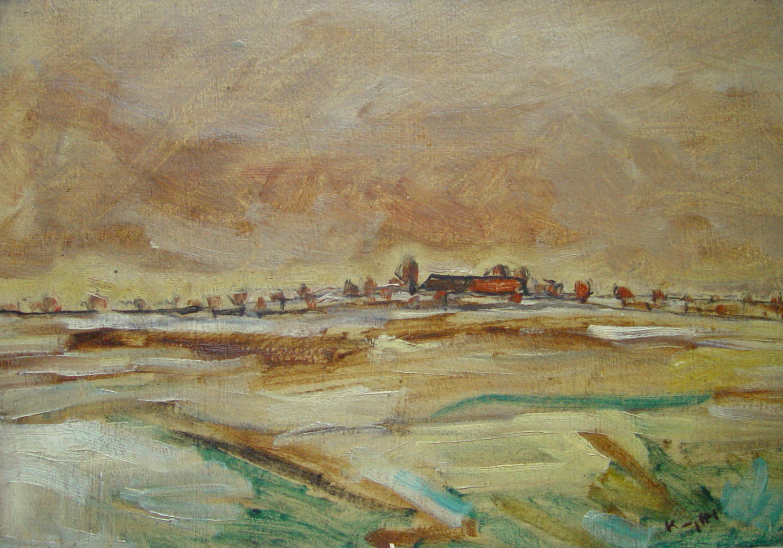 Bohumil Knyttl: Ml&iacute;kův dvůr na Pustin&aacute;ch, 1943